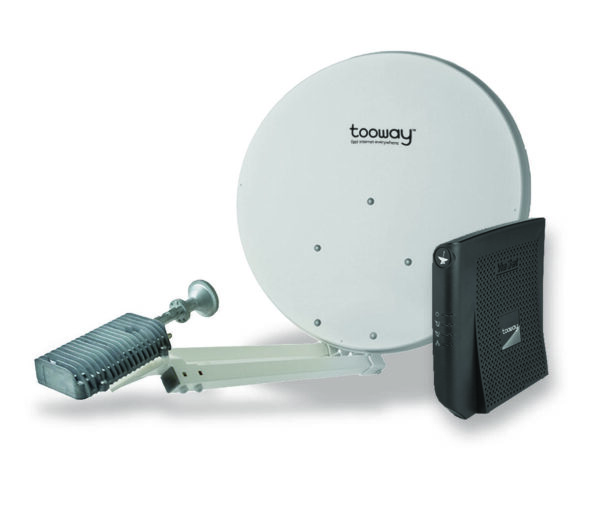 Antena parabólica por satélite